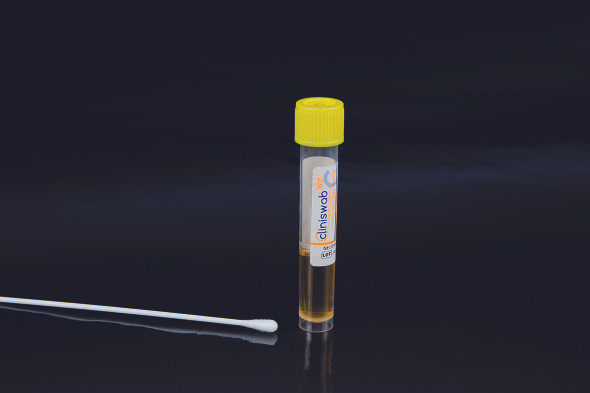 FOAM swabs w/ test tubes 5ml of inhibitory solution Pk 100