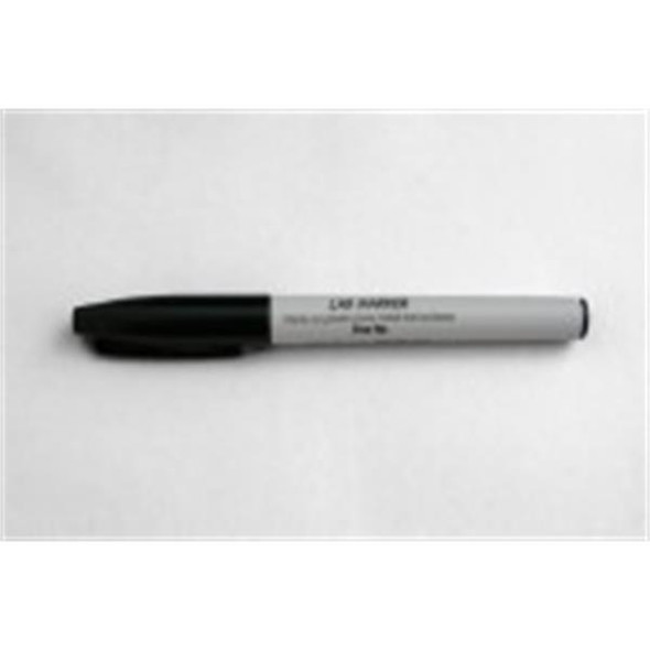 Marker Pens Wet & Dry Permanent Alcohol Fast (Black) Pk 10