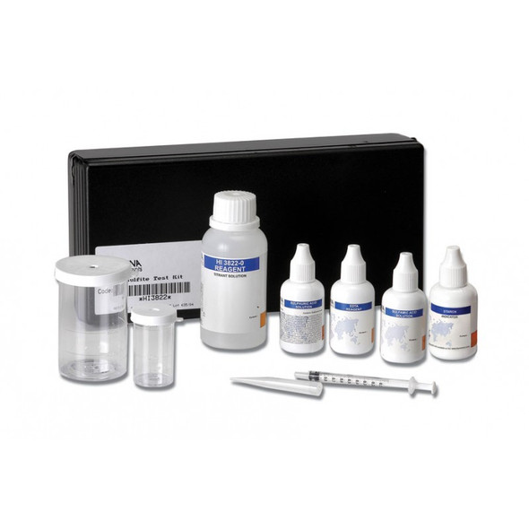 Sulphite Test Kit 0-200 mg/L Titration approx Each