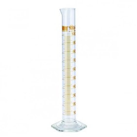 Cylinder Measuring 500ml Glass Spout Tall Form Class A Pk 2