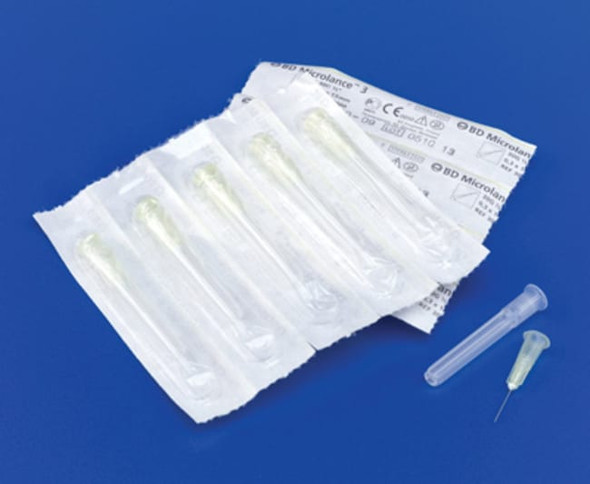 Syringe Needles 23G X 25mm BD Ind Wrap Sterile Pk 100