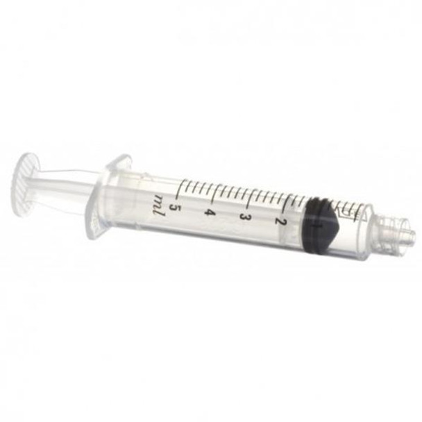 Syringes 5ml Concentric Luer Lock Ind Wrap Pk 125