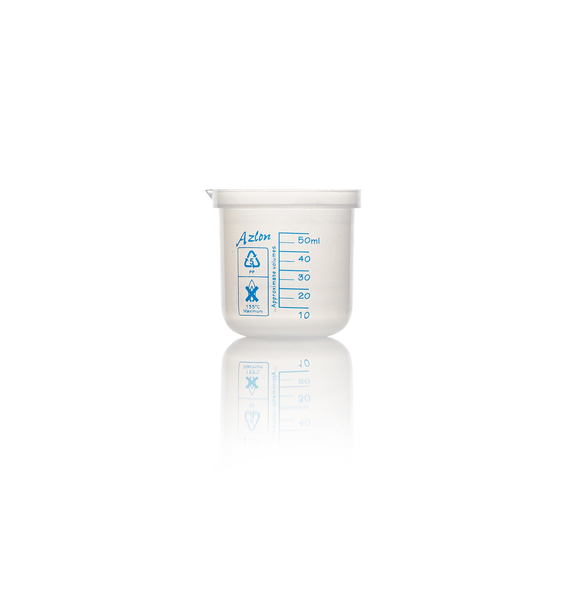 Beaker 50ml Low Form PP Pk 10