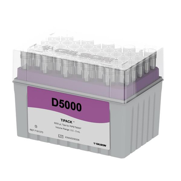 Pipette Tips 1-5ml Natural NS Racked D5000 Pk 600