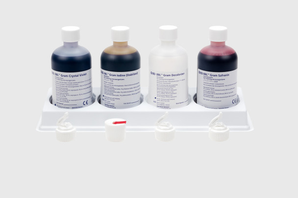 BD BBL™ Gram Stain Kit 250ml Each Pk 4