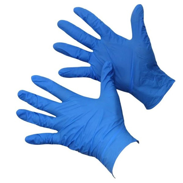 Gloves Nitrile Blue Powder Free Large Pk 100