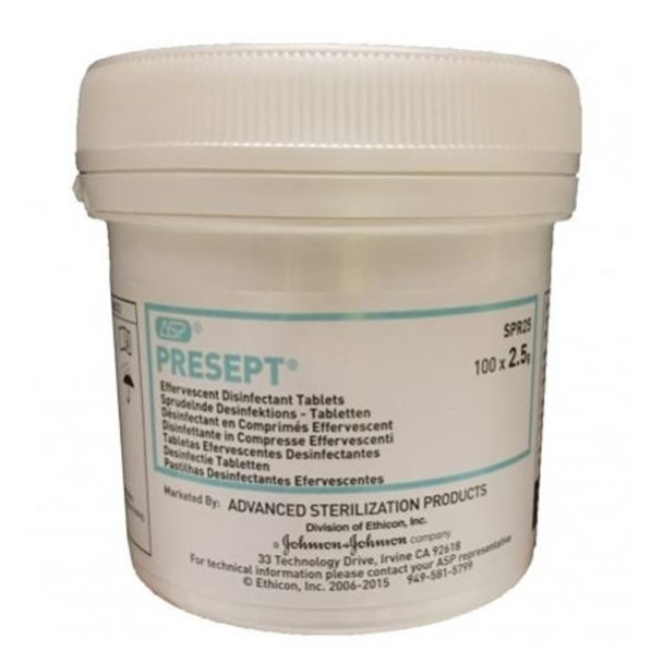 Disinfectant Presept Tablets 2.5g Pk 100