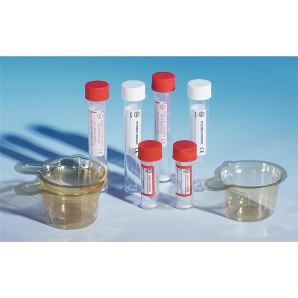 Urine Collection Tube White Cap 10ml Pk 500