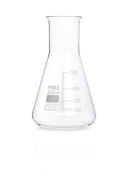 Flask 500ml Erlenmeyer Wide Neck Pk 10