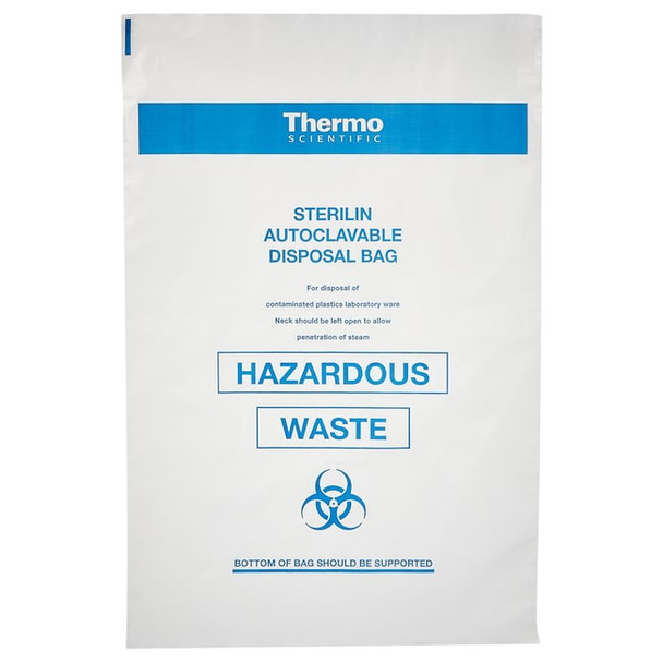 Autoclave Bags 406x610mm High Temp 121°C Sterilin Pk 200