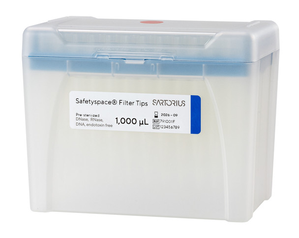 Pipette Tips 50-1000ul Filtered ST Racked SafetySpace Pk 960