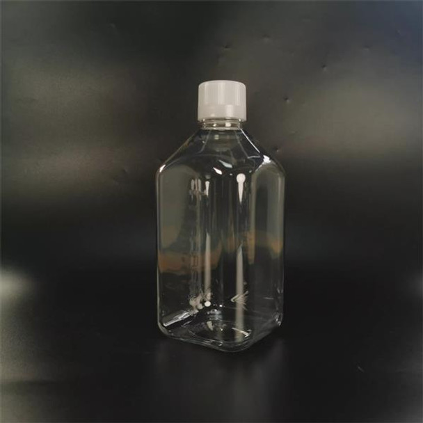 Bottles 1000ml Reagent Clear PET Sterile Square Pk 50