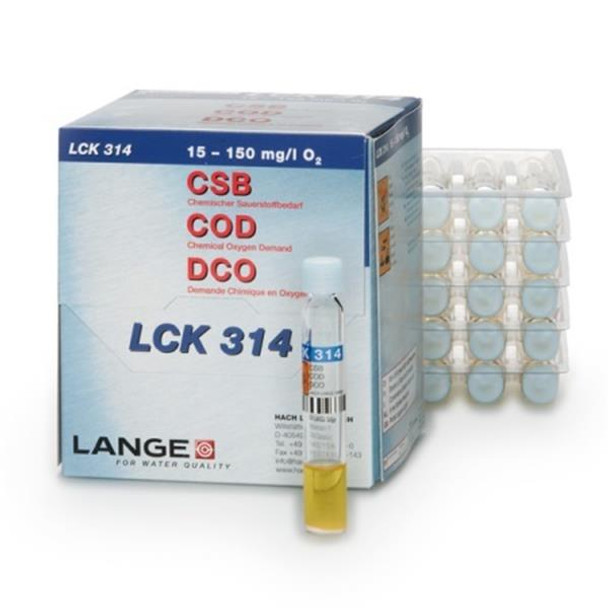 COD Cuvette Test 15-150 mg/L O2 PK 25