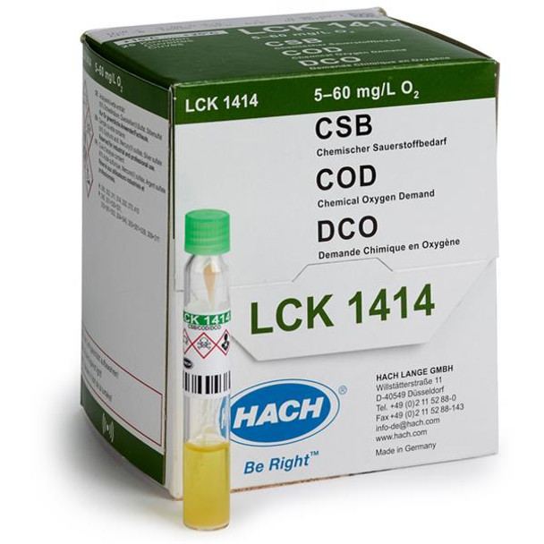 COD Cuvette Test 5-60 mg/L CSB/COD/DCO Pk 25
