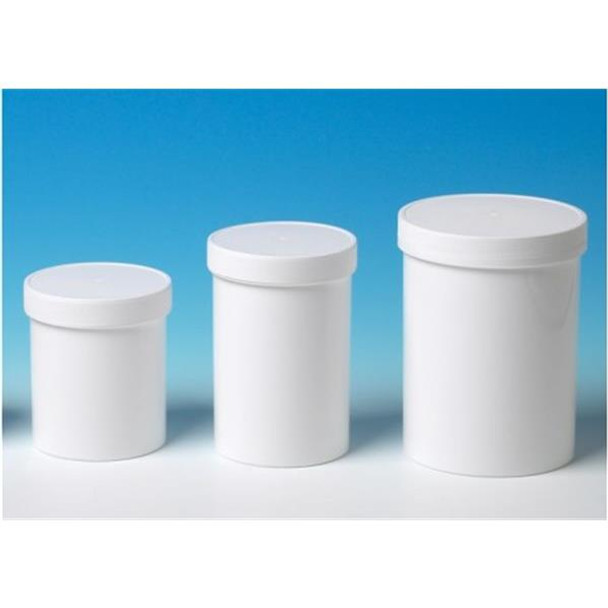 Containers 500ml PP Sterile White HDPE s/cap No label PK 36
