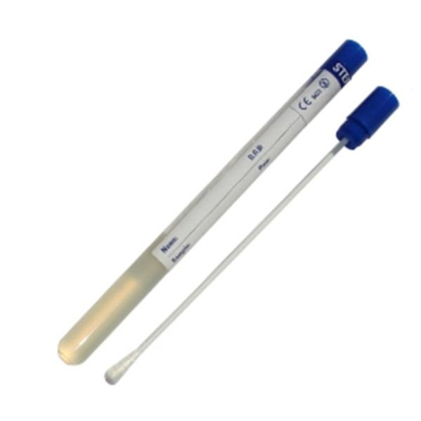 Swab Poly Shaft Transport V/Tip Amies Clear P/Pouch pk 100