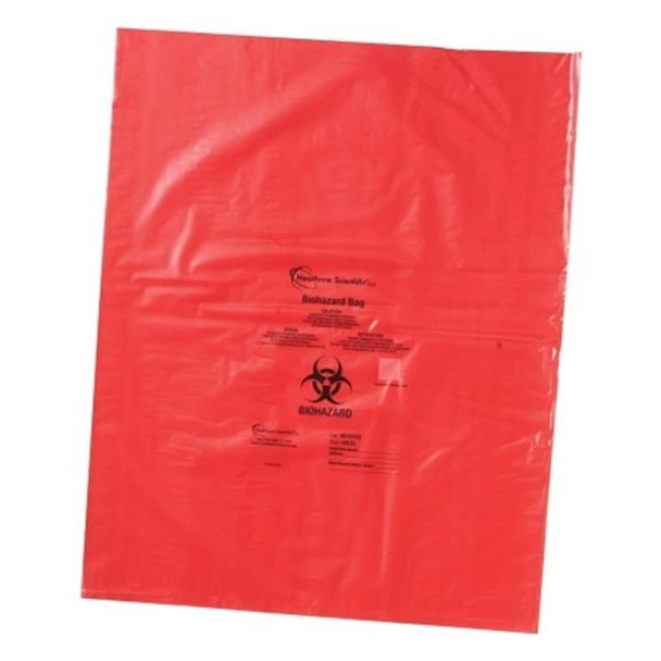 Bags Biohazard Bags Red 203x305mm Pk 500