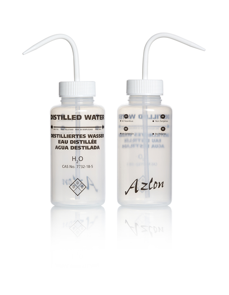 Wash Bottles 500ml LDPE for Distilled Water White ML Pk 5