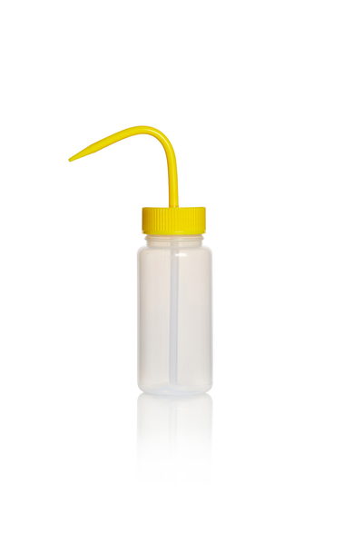 Wash Bottles 250ml LDPE Yellow Pk 5