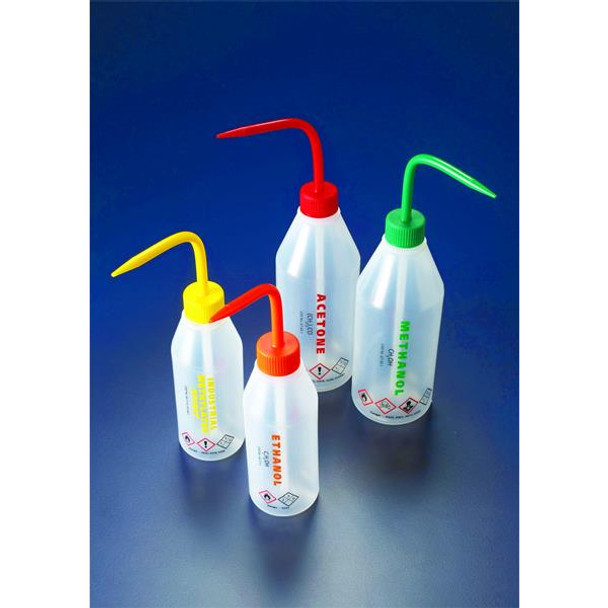 Wash Bottles 500ml LDPE for Water White Pk 5