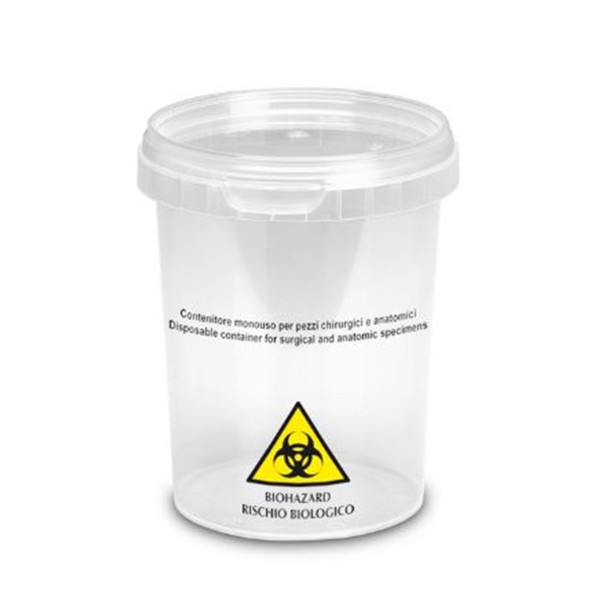 Containers 500ml PP No Label White + Snap Cap Pk 575