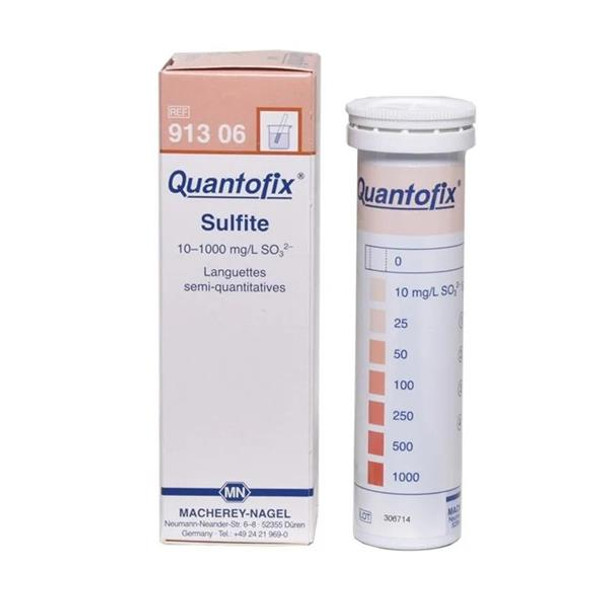 Sulphite Test Strips Range 10-1000 Quantofix® Pk 100