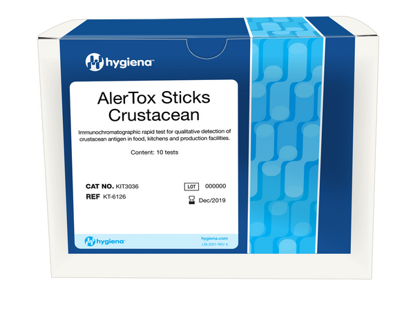 Swab AlerTox Hygiena™ Crustacean Sticks Pk 10