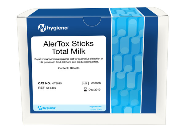 Swab AlerTox Hygiena™ Total Milk Sticks Pk 10