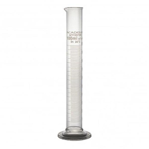 Cylinder Measuring 100ml Borosilicate Glass Class B Pk 10