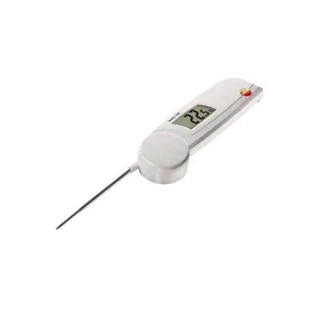 Folding food thermometer