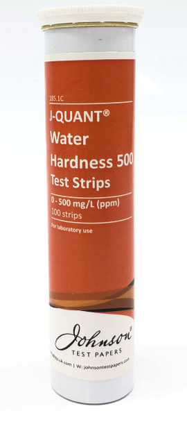 Water Hardness Test Strip J-QUANT 0-500mg/L Pk 100