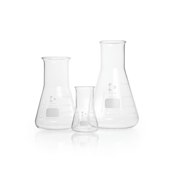 Flask 1ltr DURAN® Erlenmeyer W/M with Graduations Pk 10