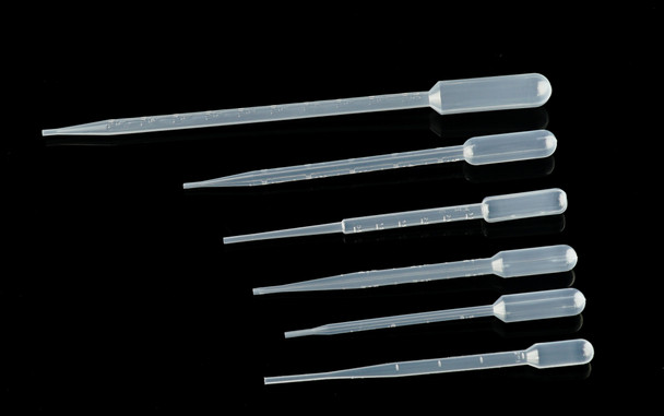 Pipettes 3ml Pasteur Non-Sterile Graduated pk 500