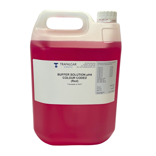 PH4 Buffer Solution Red 5ltr