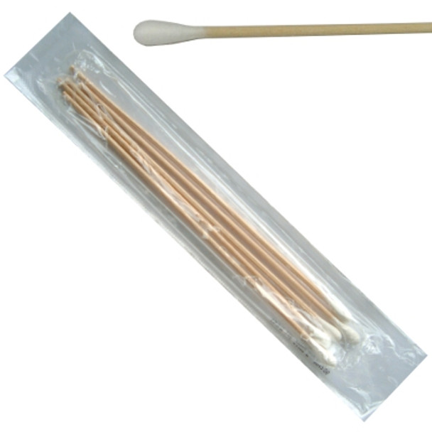 Swab Woodstick Shaft with Cotton Tip 5 in P/Pouch pk 1000