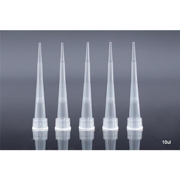 Pipette Tips 10ul Clear Racked Universal Sterile Pk 4800
