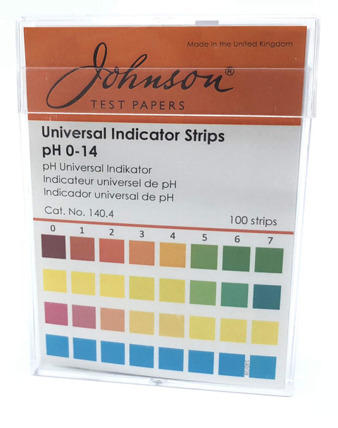 PH Indicator Strips Range 0-14 Non-bleeding Pk 100