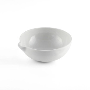 Evaporating Basin 75ml Round Bottom 32mm Porcelain Pk 10