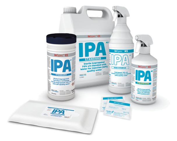Disinfectant InSpec™ IPA Sterile 500ml  (UN 1219) Pk 8