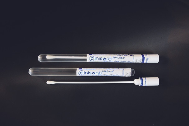 Forensic Rayon swabs, DNA/DNase/RNase free, sterile Pk 100