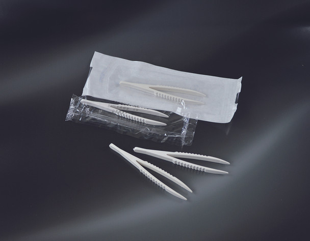 Disposable forceps, sterile ind. wrapped peel-pack Pk 1000