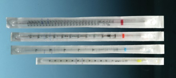 25ml Pipettes Grad ST Tapered Ind Wrapped pk 200