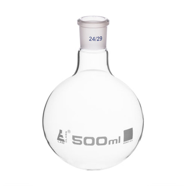 Flask 500ml Round Bottom Borosilicate 24/29 Pk 6