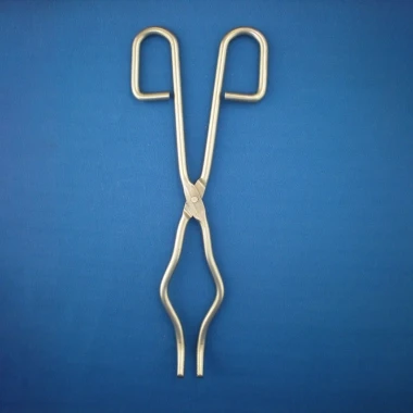Crucible Tong Bow Curved Tips Flat Hinge Steel 150mm Pk 5
