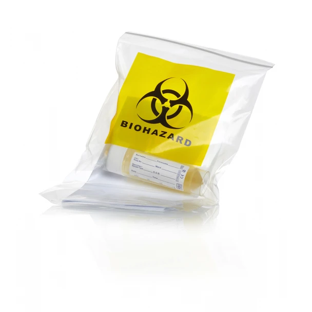 Bag Specimen Plain with Document Wallett 15cm x 22cm Pk 1000