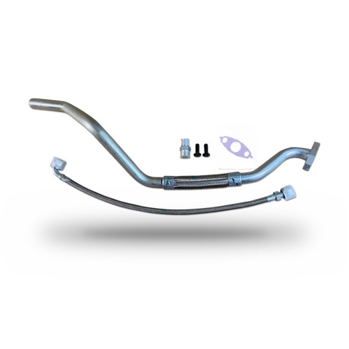 T6LINEKITTHO - Cummins ISX Turbo Oil Supply & Drain Tube Kit