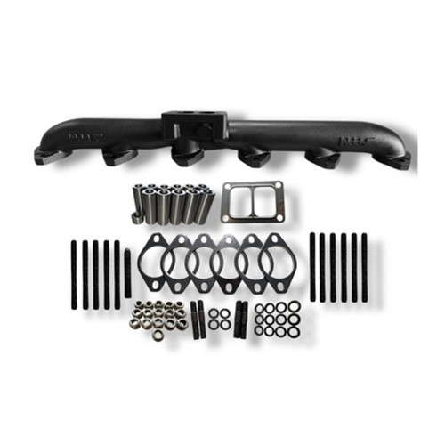 1501914HPB - CAT C15 1 Piece Black Ceramic Coated Exhaust Manifold