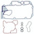 P631450 - Detroit Diesel DD15 Oil Cooler Gasket Kit | A4721841980
