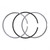 P505173 Piston Ring Set - Top View