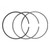 P605030 Piston Ring Set - Top View